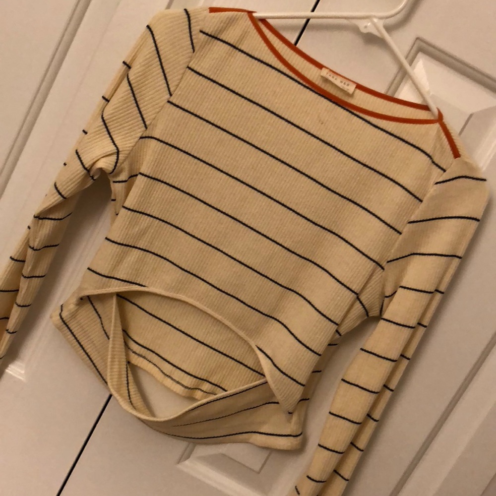 Zara long sleeve Crop top
